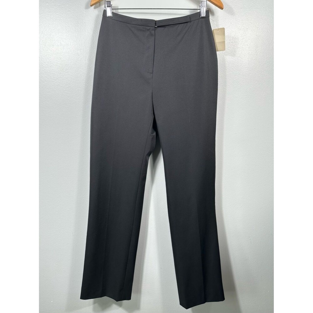 Louben Classic Straight-Leg Black Dress Pants NWT Size 8 Careerwear Business